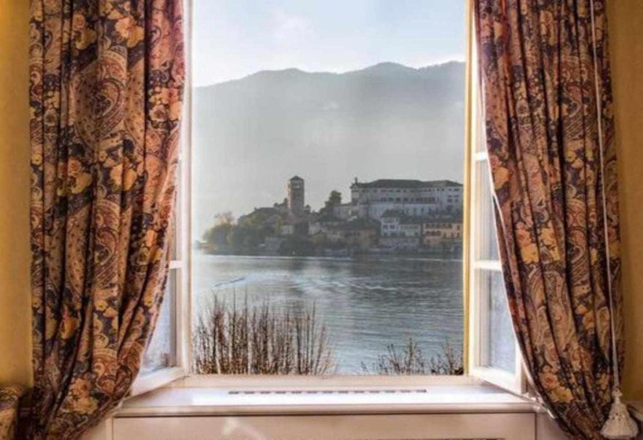 Casa Orta appartamento con vista lago Orta San Giulio Esterno foto